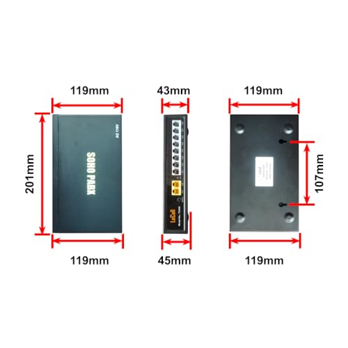 Sistema PBX con 2 líneas y 8 extensiones TX208 miniatura 3