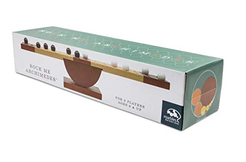 Preisvergleich Produktbild Marbles 6045063 Rock me Archimedes, Taktikspiel von Marbles, hochwertiges Material, einfache Spielregeln