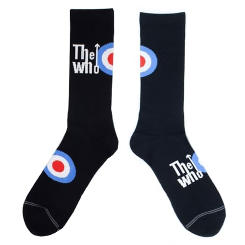 Chaussettes Perri's Socks The Who Target Crew TWC303-001 noir taille unique