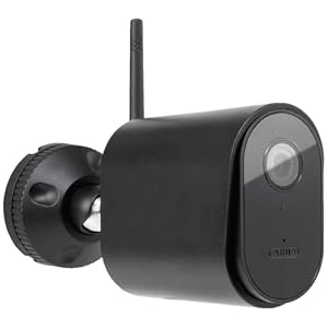 ABUS WLAN Außen-Kamera PPIC44520 - Überwachungskamera mit App, Bewegungserkennung, Objektunterscheidung, Push-Benachrichtigung, Nachtsicht, 8-GB-Speicherkarte, 1080p/Full HD, Masking, Schwarz
