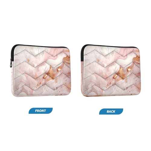 Funda para portátil abstracta rosa dorado para 13-14 pulgadas miniatura 2