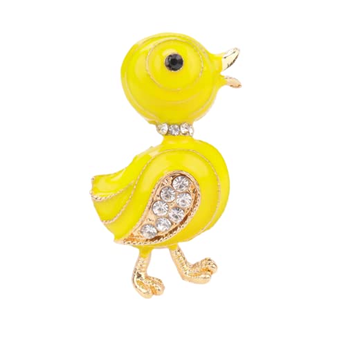 Image of Animal brooch Women's Fashion Unique Crystal Rhinestone Vintage Enamel Lapel Safety Pin, Clothing Jewelry Clothing Backpack Jacket Hat Decoration DIY