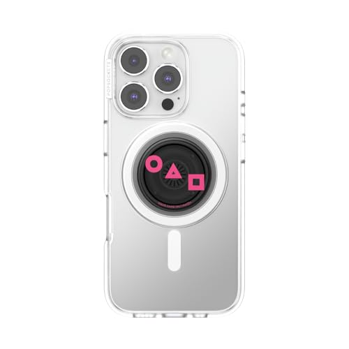 Image of PopSockets PopGrip for MagSafe, Magnetic Phone Grip & Stand, Swappable Top, Secure Grip for iPhone MagSafe Cases, Kickstand for Hands-Free Viewing, Wireless Charging Compatible - Time to Play