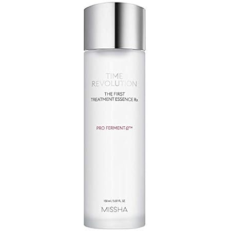 MISSHA Time Revolution The First Treatment Essence RX 150ml - Essence/Toner that Moisturizes and Smoothes the Skin Creating A Clean Base - Amazon Code verified for Authenticity