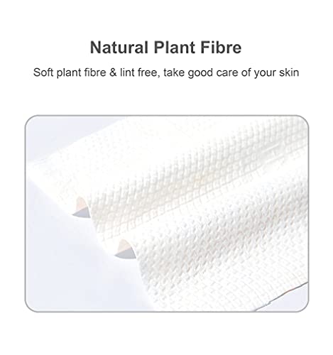Serviettes jetables visage 100% coton extra fort et épais de qualité supérieure - 5