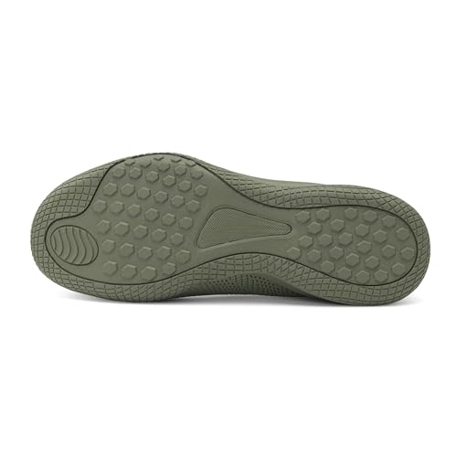 Image of LEDINEY Women's Flats Slip On Go Walk Shoes for Women Comfortable Walking Sneakers Knit Low Wedge Dressy Ballet Shoes Zapatos para Mujer