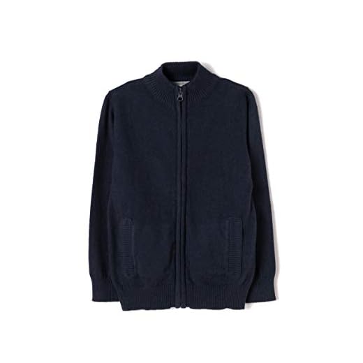 ZIPPY Chaqueta de Punto, Azul (Black Iris 19/3921 TC 181), 7 años (Tamaño del Fabricante:6/7) para Niños
