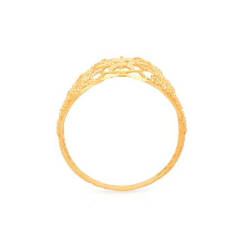 Malabar Gold & Diamonds Gold Ring for Women 22 K | Gold Ring for Women 22k Gold Pure | 22 Kt (916) BIS Hallmark Certified Pure Gold Ring for Birthday, Engagement, Anniversary &... - Image 5