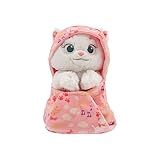 DISNEY STORE Unisex-Children Babies Collection: Marie Plush in Swaddle with Detailed Plush Features - Soft Toy - Stuffed Animals for Babies - Perfect for Fans & Kids