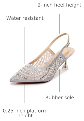 Image of VenusCelia Women's Charming Lady Slingback Pump Shoe