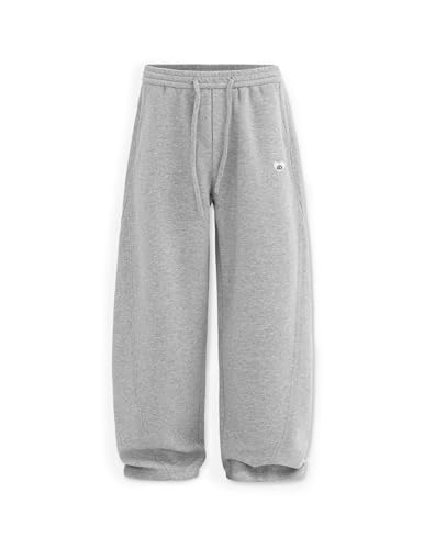 Aelfric Eden Mens Wide Leg Sweatpants Solid Arc Sweat Pants Open Bottom Casual Athletic Lounge Pants with Pockets