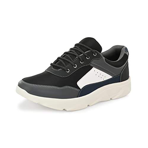 Image of Centrino Mens Casual Shoes Fashion Lace Up Non-Slip Flats Trendy Stylish All Day Comfortable Lightweight Sneakers with Extra Comfort on Heel (6029)