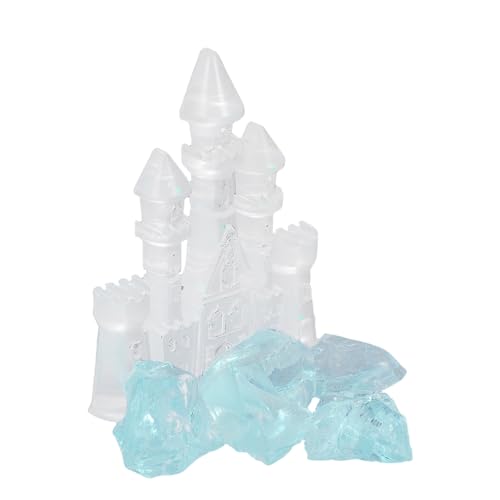 VILLFUL 1 セット 水槽城の装飾 水槽 砂利 水槽 装飾 修正装飾 マリンボールプール マリンボール 装飾品の装飾 動物の装飾 人工装飾 水中用タンクキャッスル 水中の風景城 ガラス