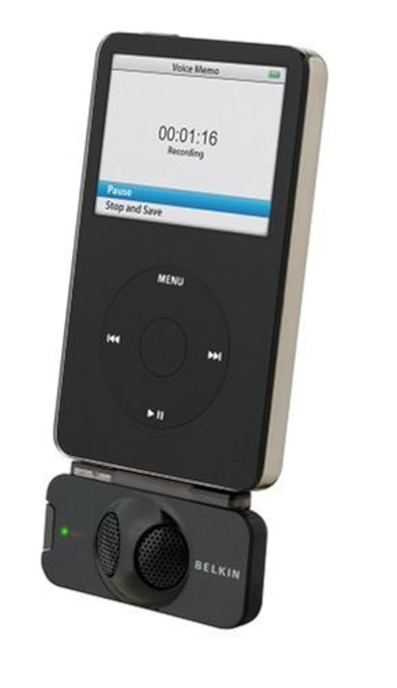 BELKIN iPod 5G 専用 ボイスレコーダー TuneTalk Stereo F8Z082QEBLK Amazon | BELKIN iPod 5G 専用 ボイスレコーダー TuneTalk
