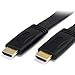StarTech.com 15 ft Flat High Speed HDMI Cable with Ethernet - Ultra HD 4k x 2k HDMI Cable - HDMI to HDMI M/M - Flat HDMI Cable (HDMIMM15FL)