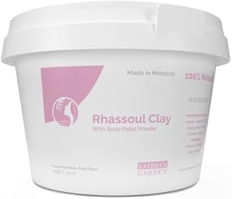 Fatima's GardenRhassoul with Rose Petals - Soothing Face & Hair Mask, 425g