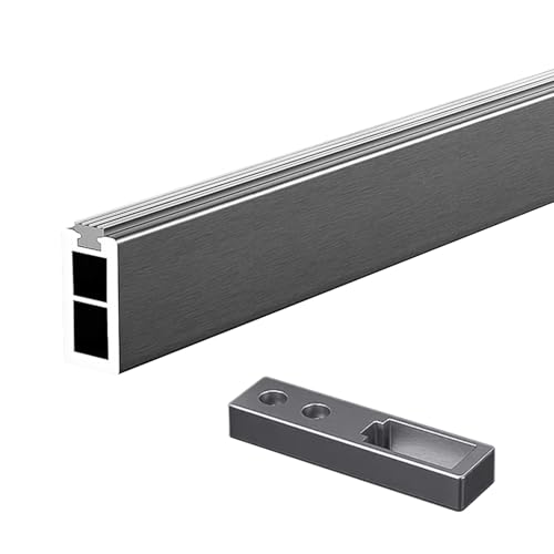 Tringle à vêtements murale pour organiser un dressing moderne de 200 cm dans la chambre