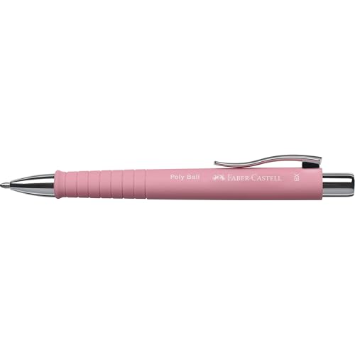 Faber-Castell 241127 - Kugelschreiber Poly Ball XB, rose, 1 Stuck