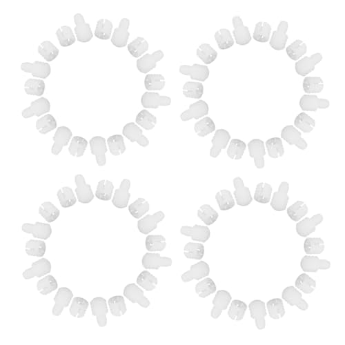 DINHEAROM Nylon Expansion Plugs Furniture Dowel Connectors 100pcs Universal Cabinet Hardware