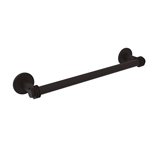 Allied Brass 2051D/30-ORB Continental Collection 30 Inch Dotted Detail Towel Bar, 30-Inch, Oil Rubbed Bronze