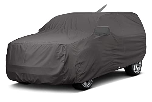 Image of Auto Hub Car Cover Compatible with Maruti Swift Dzire (Model : 2017-Till Date) with Antenna & Mirror Pocket, Weather Proof, Triple Stitched, Swift Dzire Car Cover- Grey