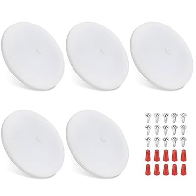 RVZONE RV Lights Interior, 5 Inch RV LED Ceiling Puck Light Dimmable 12 Volt LED Lights, 12V RV Puck Lights Led 4.5W Milky Frosted RV Ceiling Dome Light for Camper Van Trailer Boat