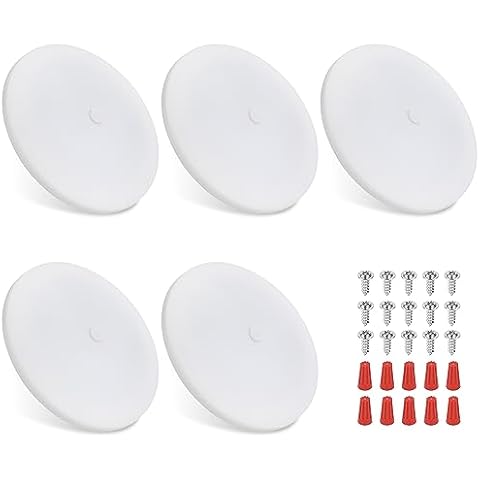 RVZONE RV Lights Interior, 5 Inch RV LED Ceiling Puck Light Dimmable 12 Volt LED Lights, 12V RV Puck Lights Led 4.5W Milky Frosted RV Ceiling Dome Light for Camper Van Trailer Boat Cover