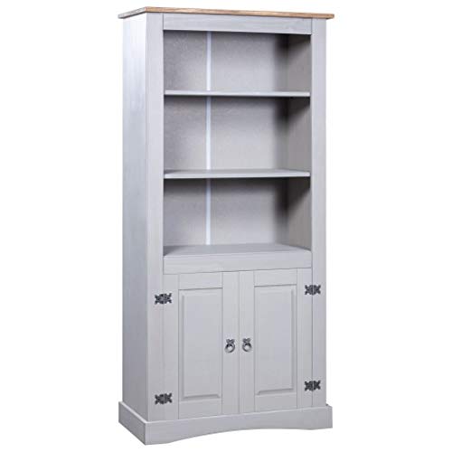 Tidyard Alacena Corona Range Pino Mexicano Gris 80x40x170 cm