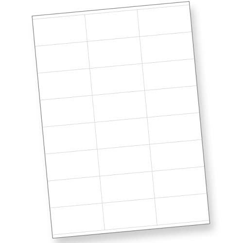 FIX Adressaufkleber Adresse 70 x 36 mm, 720 Stück auf 30 Blatt je 24 Etiketten, Blanko Aufkleber Adressen selbstklebend