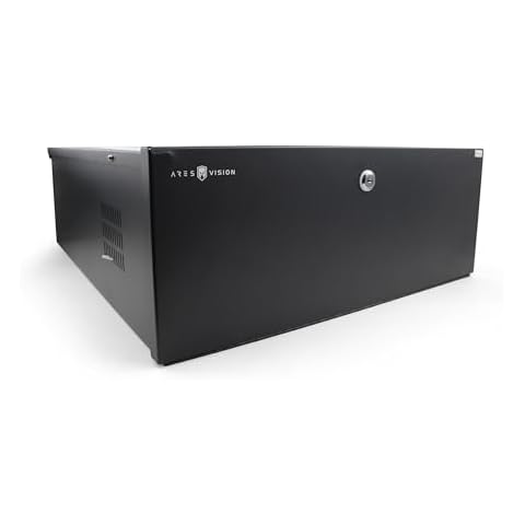 Ares Vision Heavy Duty Steel 21" x 24" x 8" DVR/PC/TV Security Lock Box 16 Gauge Steel Walls, Lock & Key, Removable top, and Exhaust Fan, Great for securing All Computer and Hardware Devices. Cover