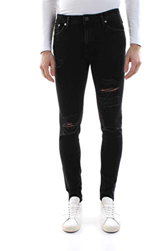 JACK & JONES Herren JJILIAM JJORIGINAL AM 502 LID STS Skinny Jeans, Schwarz...