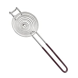 1 Pack Stainless Steel Yolk White Separator Tool Long Handled Egg White Separator, Egg Separator for Baking Cake, Kitchen Gadget (Large)