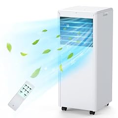 GarveeTech Portable Air Conditioner - 8500 BTUs Cooling AC Unit with Dehumidifier Mode, Sleep Mode, 2 Wind Speeds, LED Display, Cools Rooms up to 250 Sq.Ft