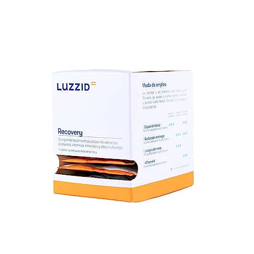 Luzzid Recovery® | La mejor solución anti resaca | Formulado con DHM + Vitamina B12 + Cúrcuma + Jengibre I 27 Ingredientes 100% naturales y veganos I Libre de alérgenos, estimulantes y conservantes
