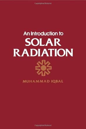 An Introduction To Solar Radiation book cover