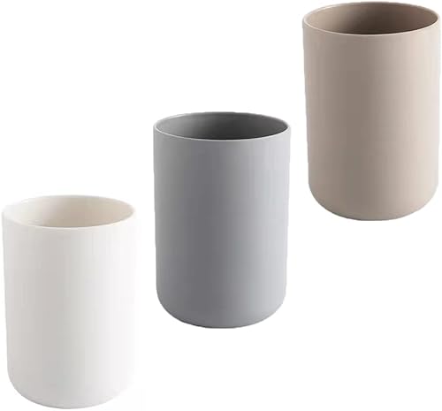 Vasos redondos de plástico para cepillos de dientes, tazas para cepillos de dientes para parejas, tazas creativas para el hogar, tazas de lavado