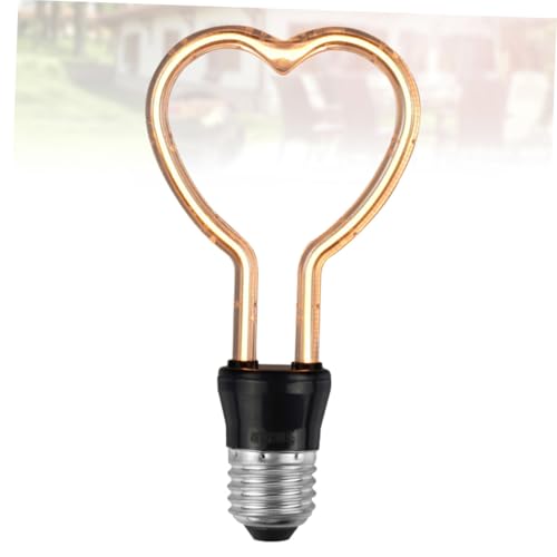 Homsfou 4215WYUE445K64DDC 1Pc Led Bulb Light Led Decor Light Heart Lights Ring Bulb Warm Retro Light Led Lightbulb Vintage Led Bulb Led Light Bulbs Filament Bulb Led Decorative Lights Antique Light Bulbs thumb #2