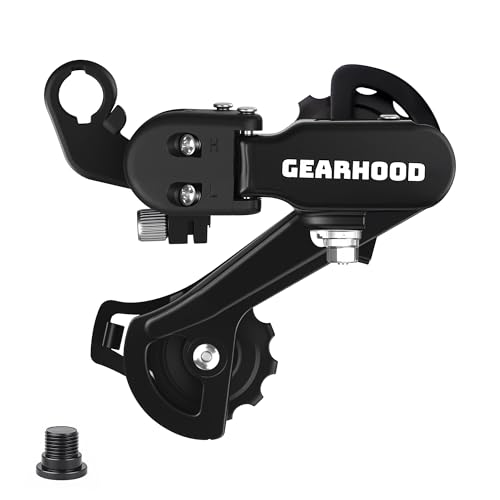 ZUKKA Bike Rear Derailleur with Hub Bolt 6/7 Speed Direct Mount for Mountain Bike Road Bike Folding Bike