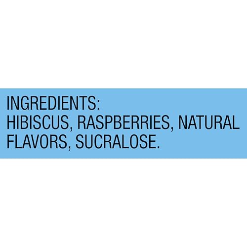 Image of Lipton Ice Tea Infuse Hibiscus Raspberry Citrus Cold Brew Tea Bags for On-The-Go or At Home 10 Tea Bags (Pack of 9)