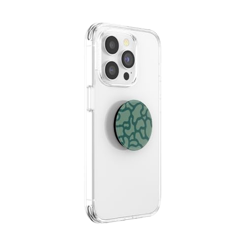 Image of PopSockets Translucent Phone Grip with Expanding Kickstand, PopSockets for Phone, Translucent PopGrip, Into The Woods - Camo Flow