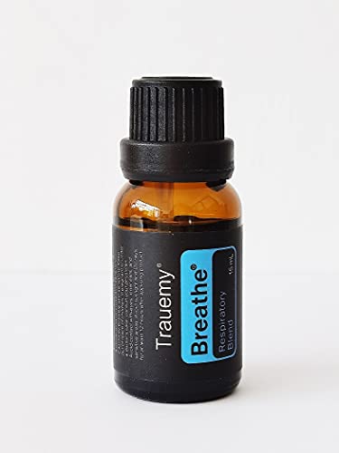 Breathe Oil Essential Oil Blend - Breathe Essential Oil for Nasal Congestion Headache Relief Aromatherapy - 15 ml