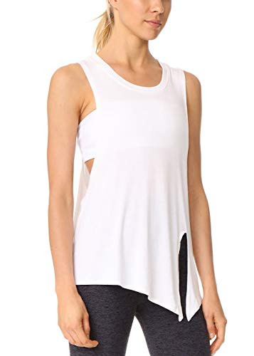 Bestisun Womens Sexy Workout Tanks Yoga Clothes Tie Knot Athletic Gym Shirts Crop Tops4