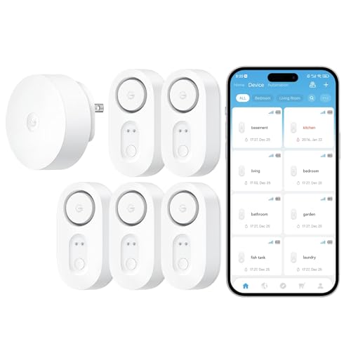 GoveeLife Upgraded Smart Water Leak...