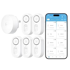 GoveeLife Upgraded Smart Water Leak Detector 1s with 1804 ft Ultra-Long Ran...