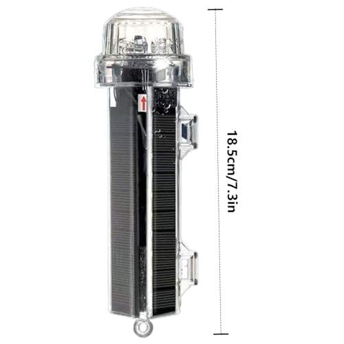 Luz estroboscópica solar para barcos impermeable con baliza multicolor de muelle 7