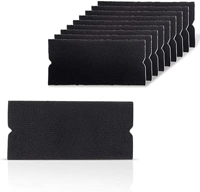 Ehdis 10pcs Soft Scratch-Free Felt for Vinyl Squeegee, Wet/Dry, 10x4.8cm
