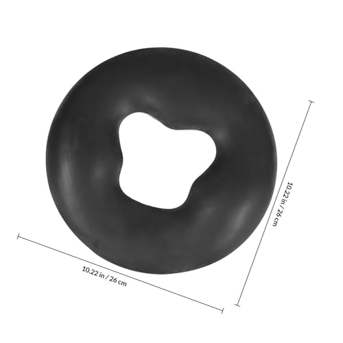 Almohada facial de silicona negra para camilla de masaje y salones de belleza 2