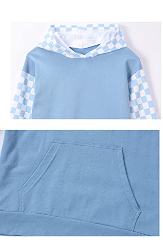 Image of Deeorla Little Boys Girls Cotton Tie Dye Hoodies Long Sleeve Pullover Sweatshirts for Big Kids 5-15Years