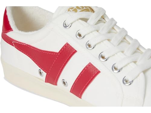 Image of Gola Women's Tennis Mark Cox Off-White /Raspberry 7 Medium