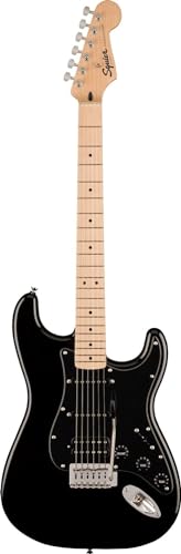 Image of Fender Squier Sonic Strat HSS Maple Bpg Black 373203506